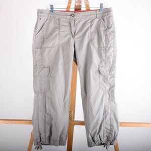 Tommy Hilfiger Capris Cargo Pants Women's 8 100% Cotton